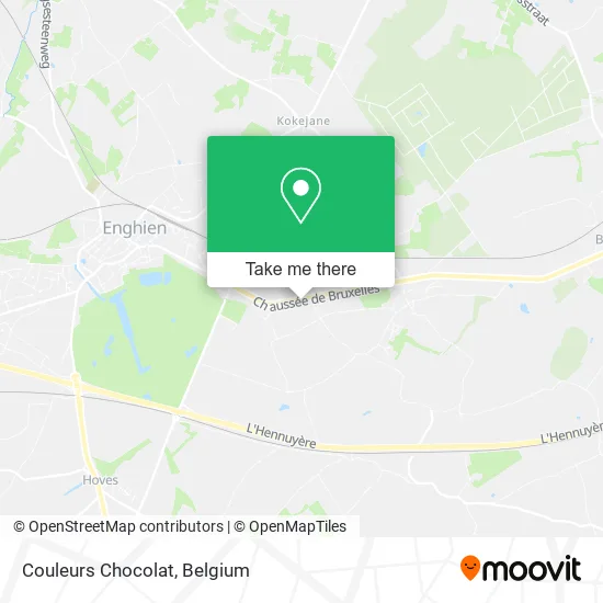 Chocolate Colors map