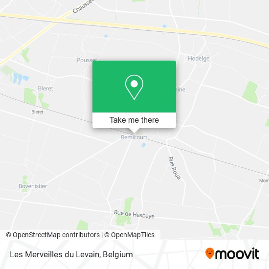 Les Merveilles du Levain map
