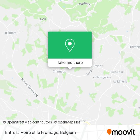 Entre la Poire et le Fromage map