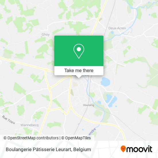 Boulangerie Pâtisserie Leurart map