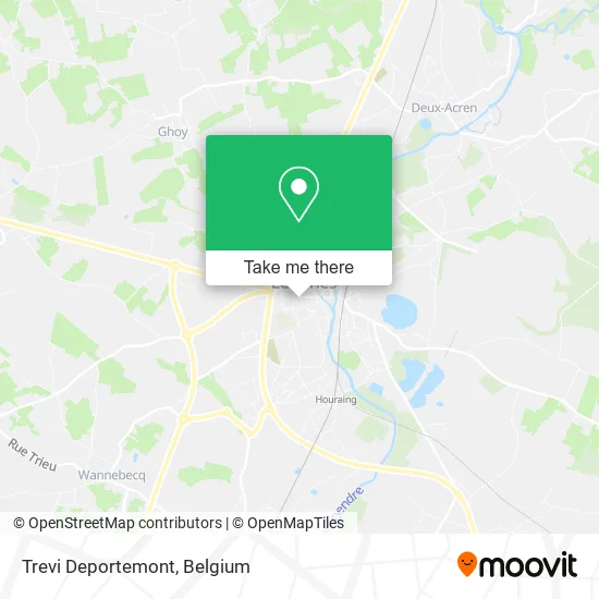 Trevi Deportemont map