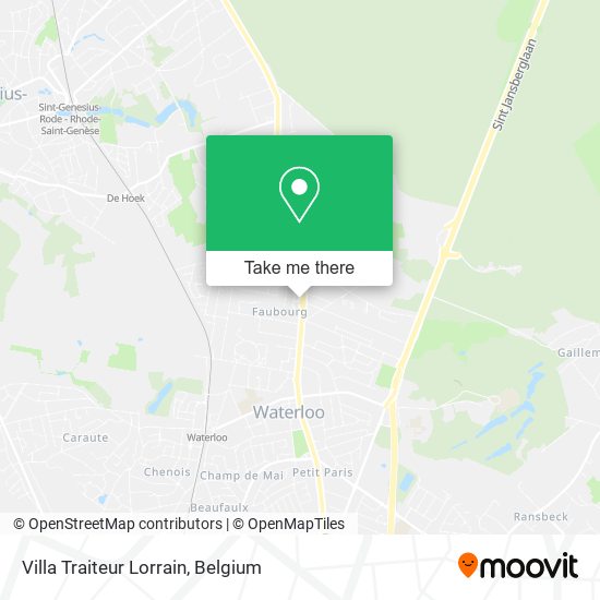 Villa Traiteur Lorrain plan