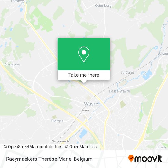 Raeymaekers Thérèse Marie map
