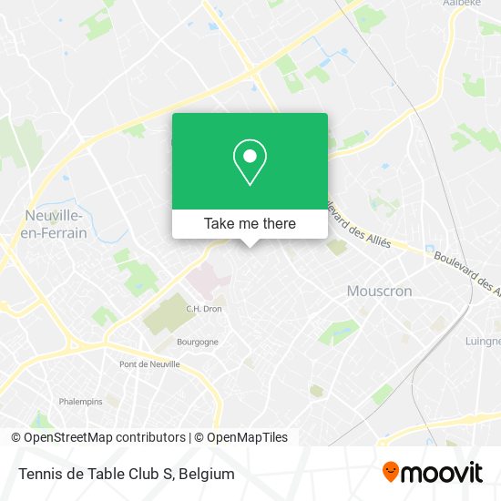 Tennis de Table Club S plan