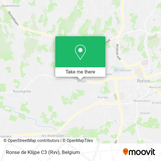 Ronse de Klijpe C3 (Rvv) map
