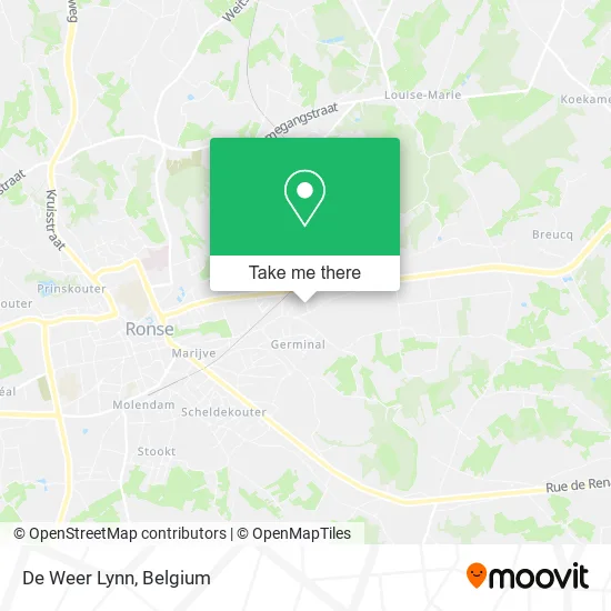 De Weer Lynn map
