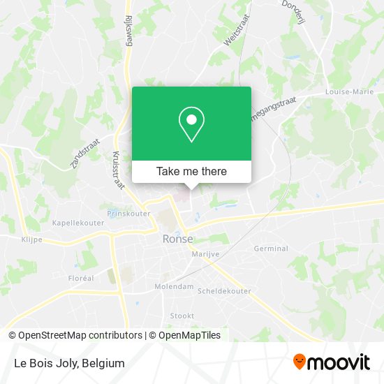 Le Bois Joly map