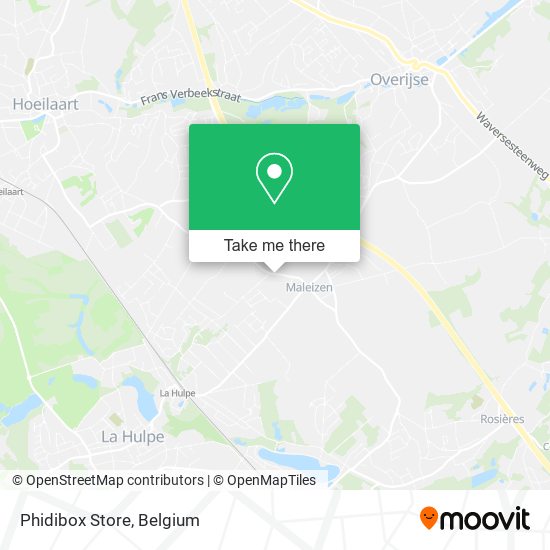 Phidibox Store map