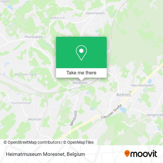 Heimatmuseum Moresnet plan