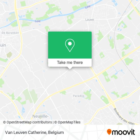 Van Leuven Catherine map