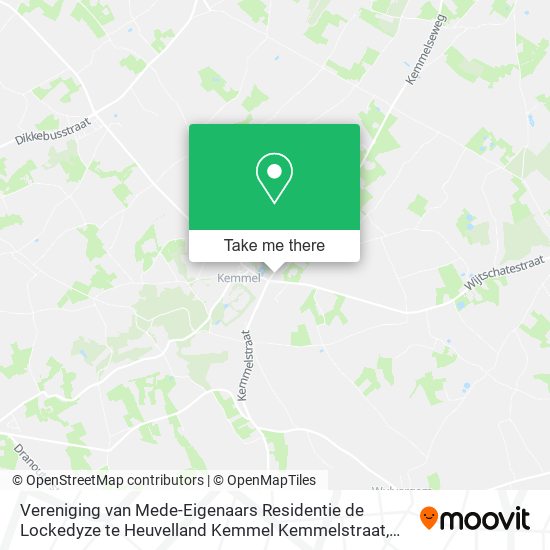 Vereniging van Mede-Eigenaars Residentie de Lockedyze te Heuvelland Kemmel Kemmelstraat map