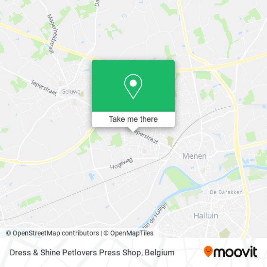Dress & Shine Petlovers Press Shop map