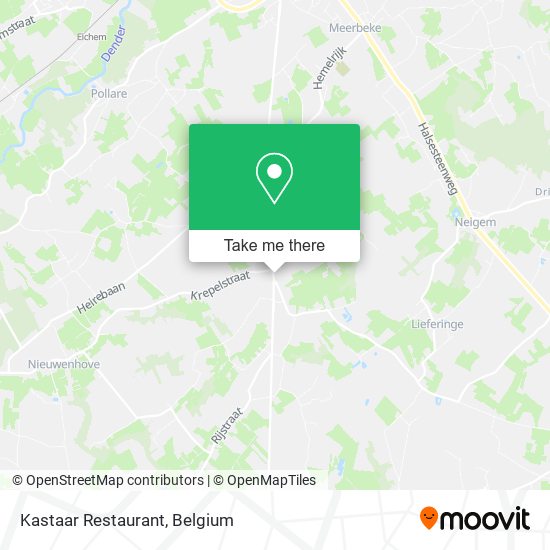 Kastaar Restaurant map