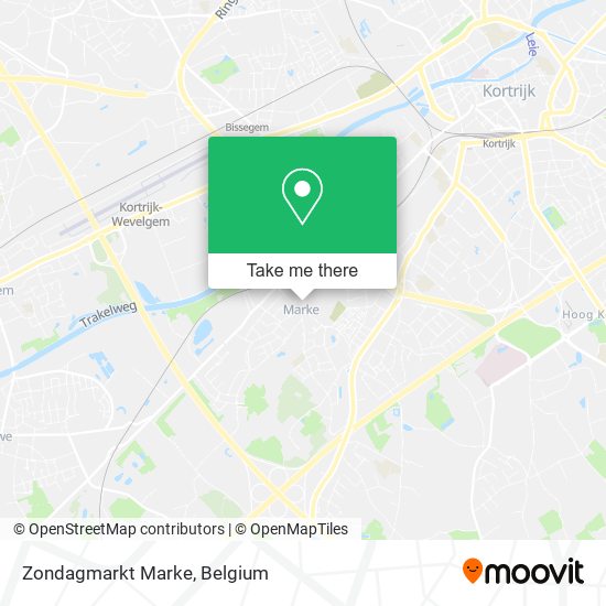 Zondagmarkt Marke map