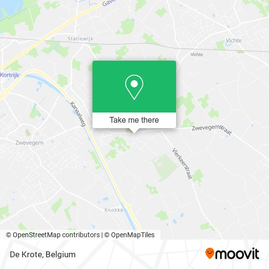 De Krote map