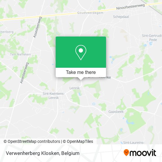 Verwenherberg Klosken plan