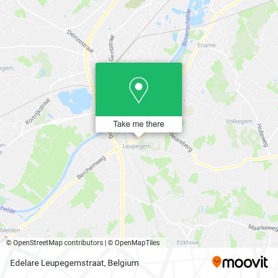 Edelare Leupegemstraat plan