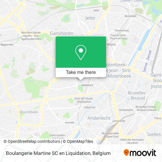 Boulangerie Martine SC en Liquidation map