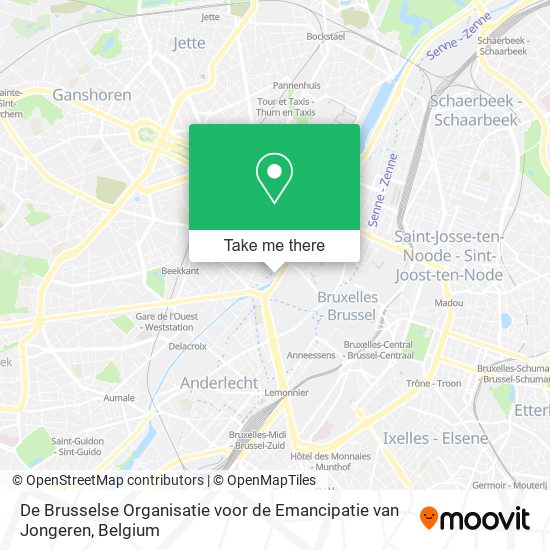 De Brusselse Organisatie voor de Emancipatie van Jongeren map