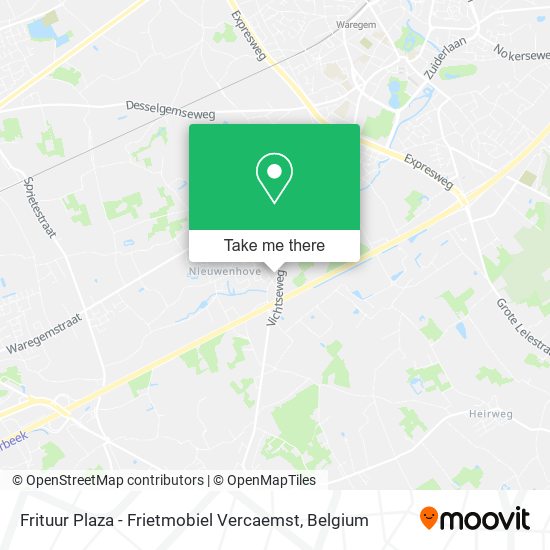 Frituur Plaza - Frietmobiel Vercaemst plan