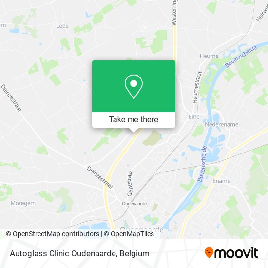 Autoglass Clinic Oudenaarde map