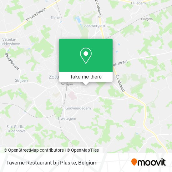Taverne-Restaurant bij Plaske plan