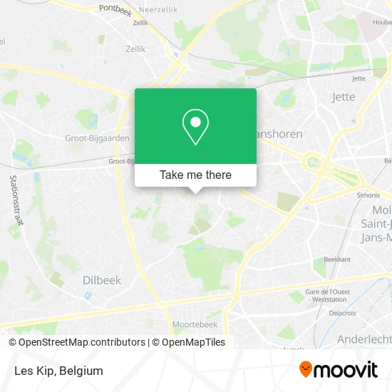 Les Kip map