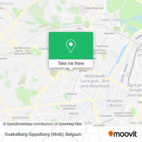 Koekelberg Sippelberg (Mivb) plan