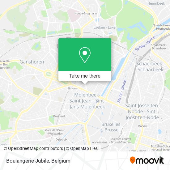Boulangerie Jubile map