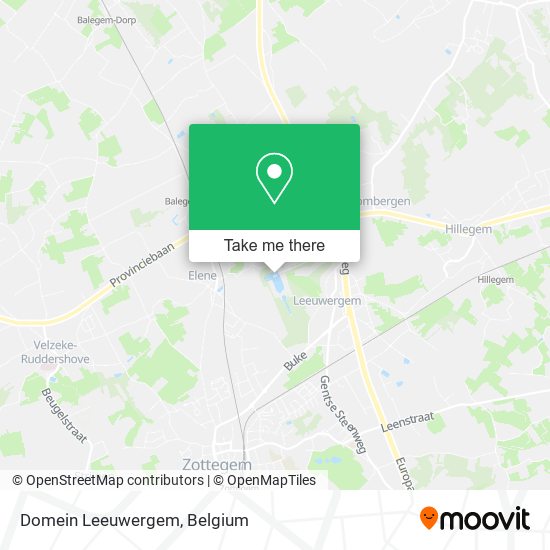 Domein Leeuwergem map