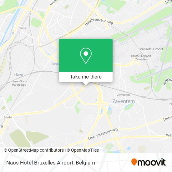 Naos Hotel Bruxelles Airport plan
