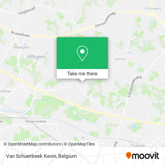 Van Schuerbeek Kevin map