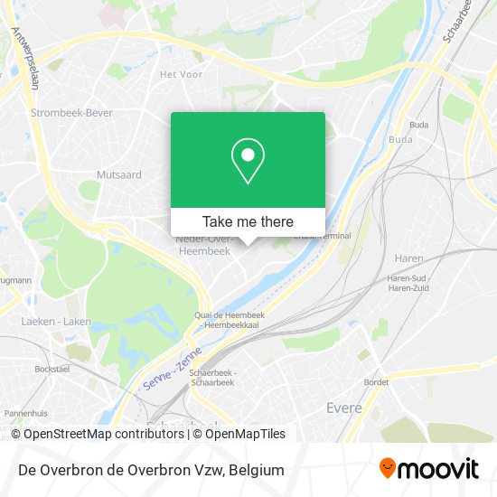 De Overbron de Overbron Vzw map