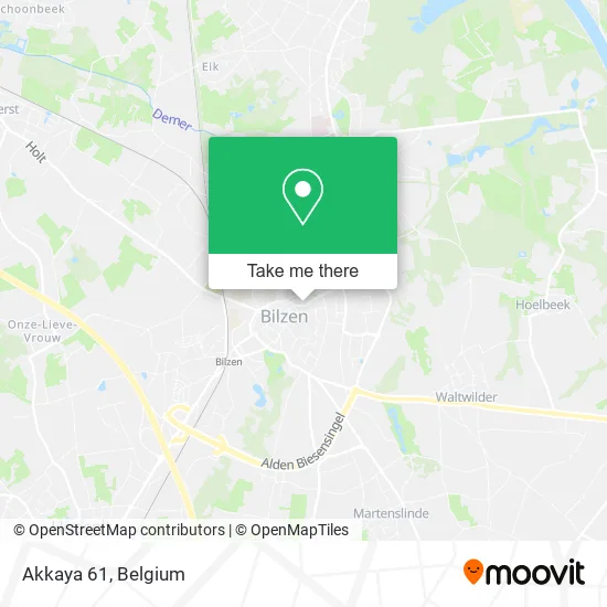 Akkaya 61 map