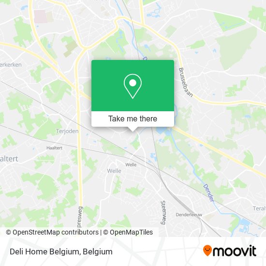 Deli Home Belgium map