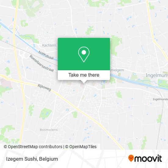 Izegem Sushi map