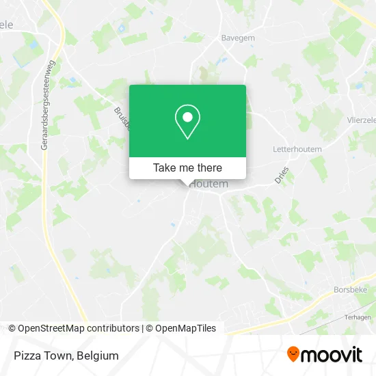 Pizza Town map