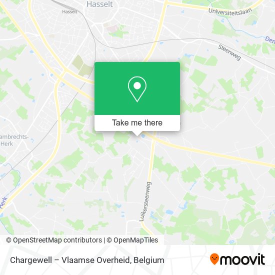 Chargewell – Vlaamse Overheid map