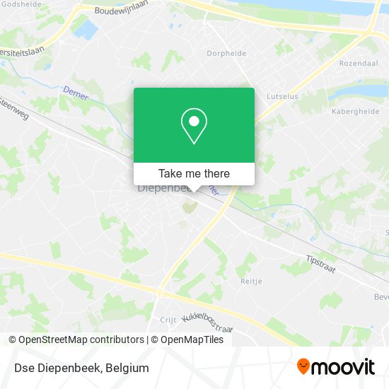Dse Diepenbeek map