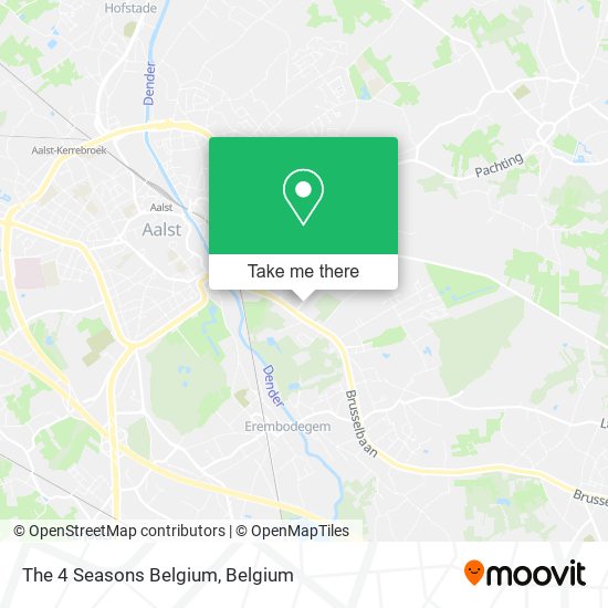 The 4 Seasons Belgium map