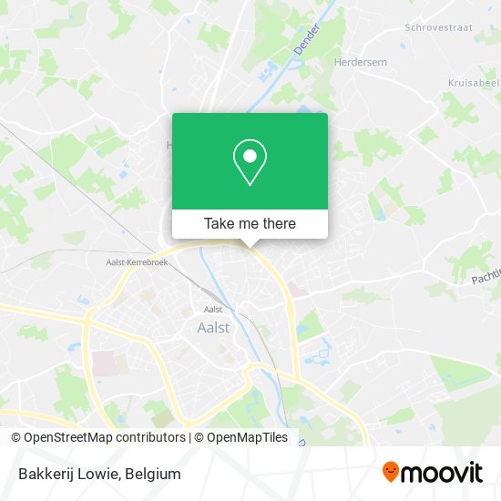 Bakkerij Lowie map