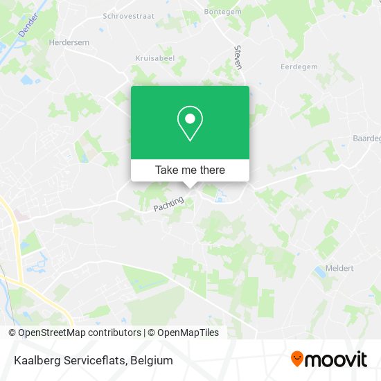 Kaalberg Serviceflats map