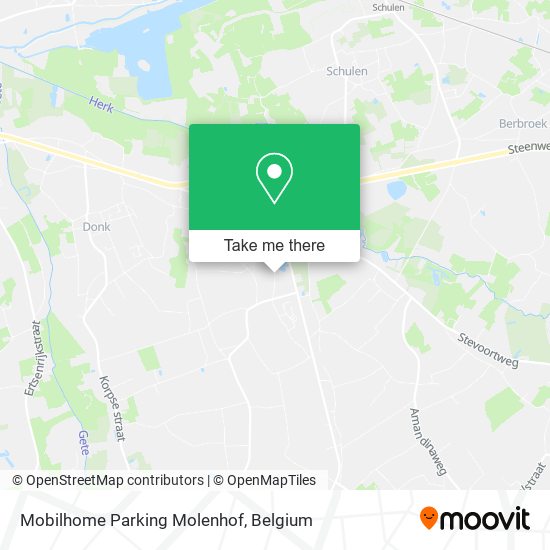 Mobilhome Parking Molenhof map