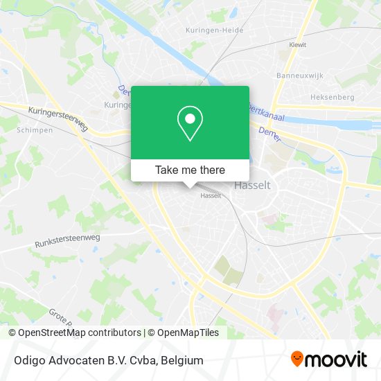 Odigo Advocaten B.V. Cvba map