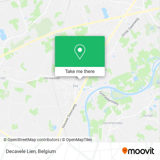 Decavele Lien map