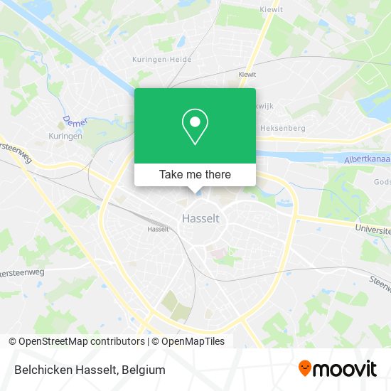 Belchicken Hasselt plan
