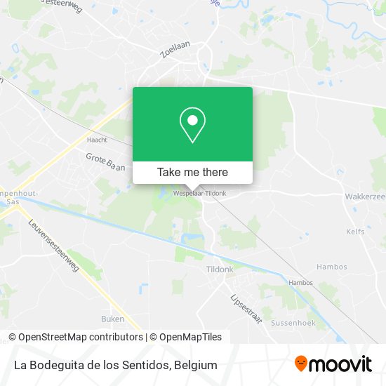 La Bodeguita de los Sentidos map