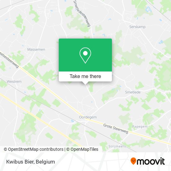 Kwibus Bier map