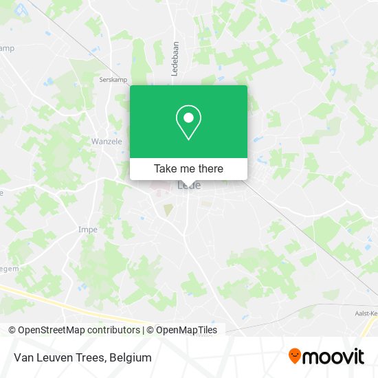 Van Leuven Trees map