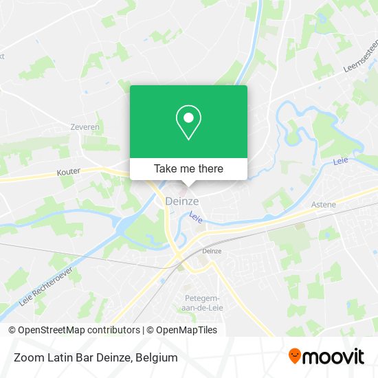 Zoom Latin Bar Deinze map